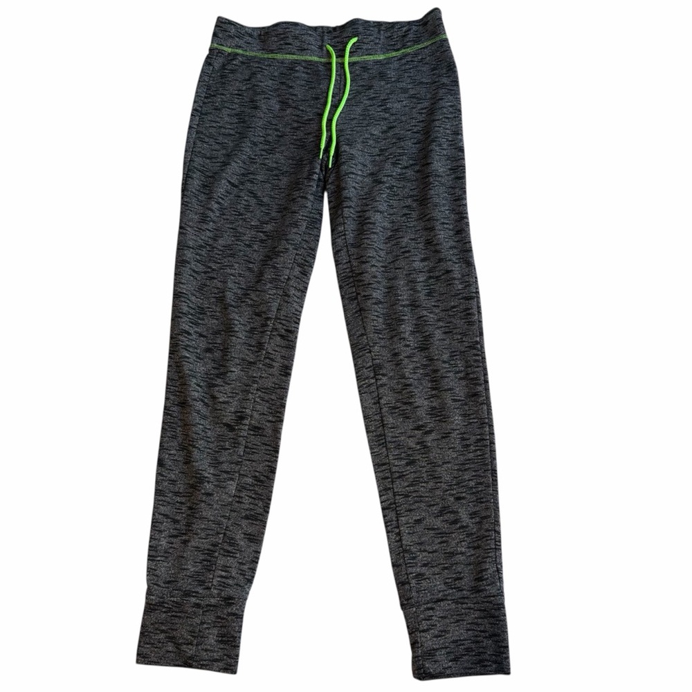 Bongo Gray Black Marbled Joggers Sweat Lounge Pants Green